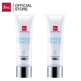 [ SET 2 ชิ้นสุดคุ้ม ] BSC EXPERT WHITE PURIFYING FOAM ANTI – POLLUTION PLUS โฟมล้างหน้าเพื่อผิวแลดูกระจ่างใส