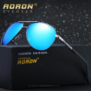 สินค้า แว่นตากันแดดสำหรับผู้ชาย AORON Retro Polarized UV 400