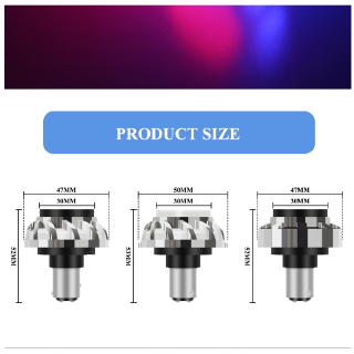 ภาพขนาดย่อของภาพหน้าปกสินค้าไฟท้าย ไฟเบรก LED RGB 12V สำหรับรถจักรยานยนต์ 1 ชิ้น จากร้าน kejieth.th บน Shopee ภาพที่ 3