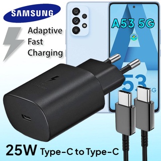 ที่ชาร์จ Samsung A53 5G 25W Usb-C to Type-C ซัมซุง หัวชาร์จ(EU) สายชาร์จ 2เมตร Fast Charge ชาร์จเร็ว ชาร์จด่วน ของแท้