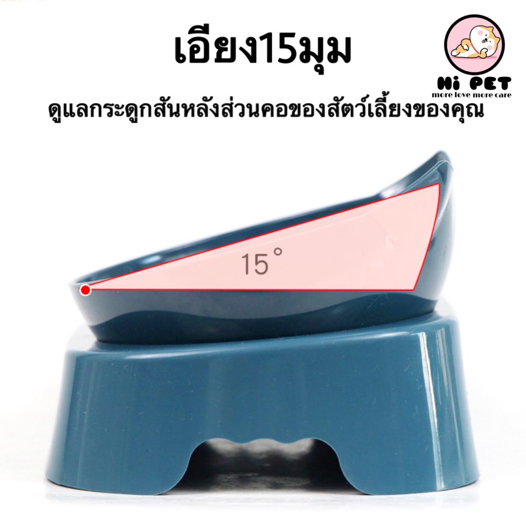 ภาพหน้าปกสินค้าHi Pet Pet Bowl ชามให้อาหารพร้อมน้ำสำหรับสุนัขและแมว ชามให้อาหารสัตว์เลี้ยง จากร้าน hipethouse บน Shopee