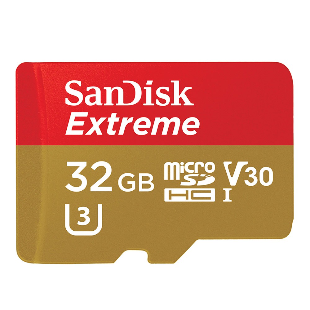 ภาพหน้าปกสินค้าSanDisk Micro SDHC Extreme 32GB 100MB/s R 60MB/s W (SDSQXAF-032G-GN6MN) Red Gold ไมโครเอสดีการ์ด by Banana IT จากร้าน bananaonlineshop บน Shopee