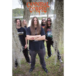 โปสเตอร์ รูปถ่าย วงเดทเมทัล แคนนิเบิลคอปส์ Cannibal Corpse (1988-Now) POSTER 24”X35” Inch American Death Metal