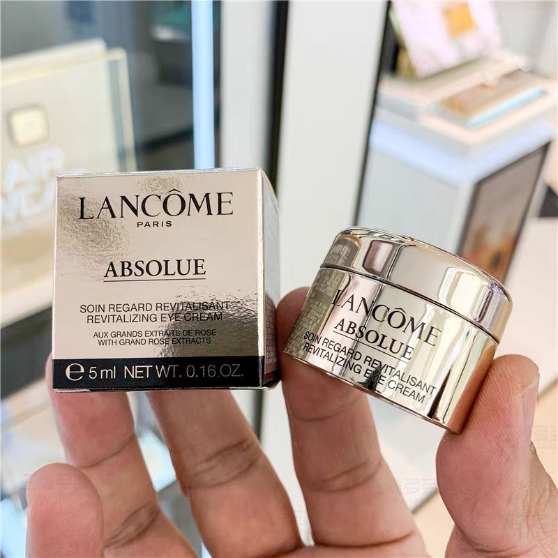 Lancome Absolue Soin Eye Cream 5Ml ลังโคม อายครีม บำรุงรอบดวงตา ช่วย ลดริ้วรอยแห้งยกกระชับ | Shopee Thailand