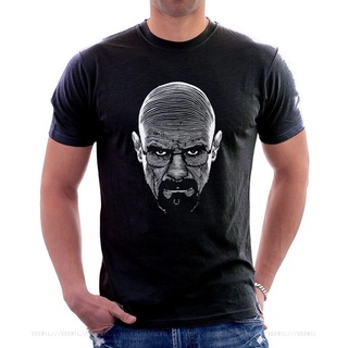 Gildan เสื้อท็อป ผ้าฝ้าย 100% ลาย Breaking Bad Walter White Heisenberg Meth Crystal 9762 ของขวัญวันฮาโลวีน