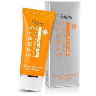 🔥โปรค่าส่ง25บาท🔥Tellme Sports Sun Screen Cream SPF30 pa++ 30g. เท็ลมี สปอร์ต ซันสกรีน ครีม SPF30 PA++  2732