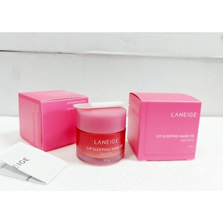 (ราคาต่อชิ้น) Laneige Lip Sleeping Mask (Berry) 20g (New) ลาเนจ ลิปสลีปปิ้งมาส์กช่วยบำรุงริมฝีปาก