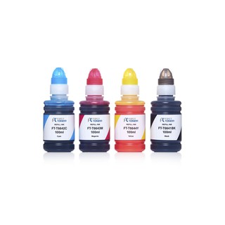 ส่งฟรี!! Fast Ink หมึกเทียบเท่า Epson T664 BKCMY ชุด 4 สี For Epson L100/ 110/ 120/ 200/ 210/ 220/ 300/ 310