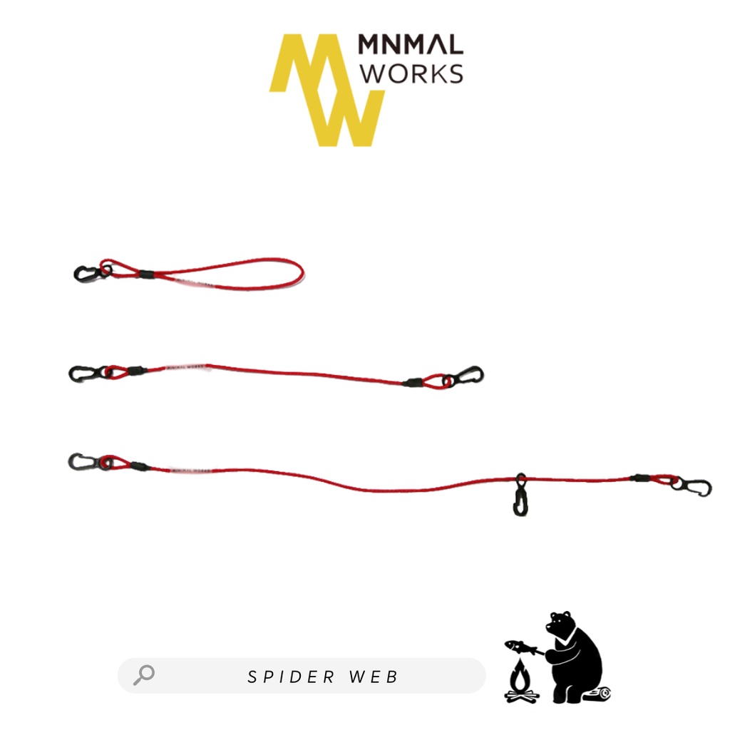 เชือกอเนกประสงค์ เชือกรั้งเต็นท์ Spider Web - Minimal Works