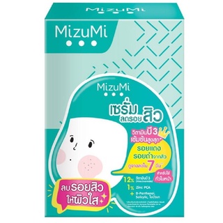 (ยกกล่อง/6ซอง) MizuMi B3 Acne Concentrate Serum 6g มิซูมิ บีทรี แอคเน่ คอนเซนเทรด เซรั่มลดรอยสิว