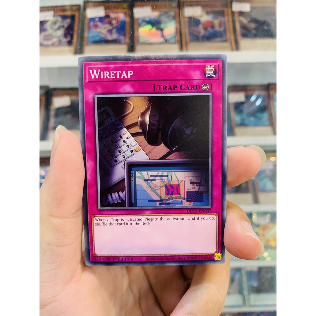 ยูจีโอ! Odd Card รหัส DLCS-EN037 - Wiretap - Common - รุ่นที่ 1 ...
