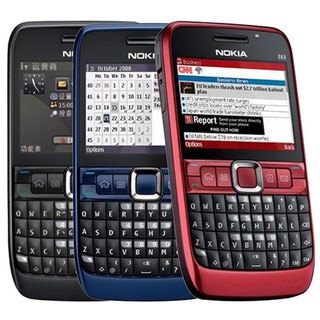 สินค้า โทรศัพท์มือถือโนเกียปุ่มกด  NOKIA E63 (สีแดง)  3G/4G รุ่นใหม่  2020