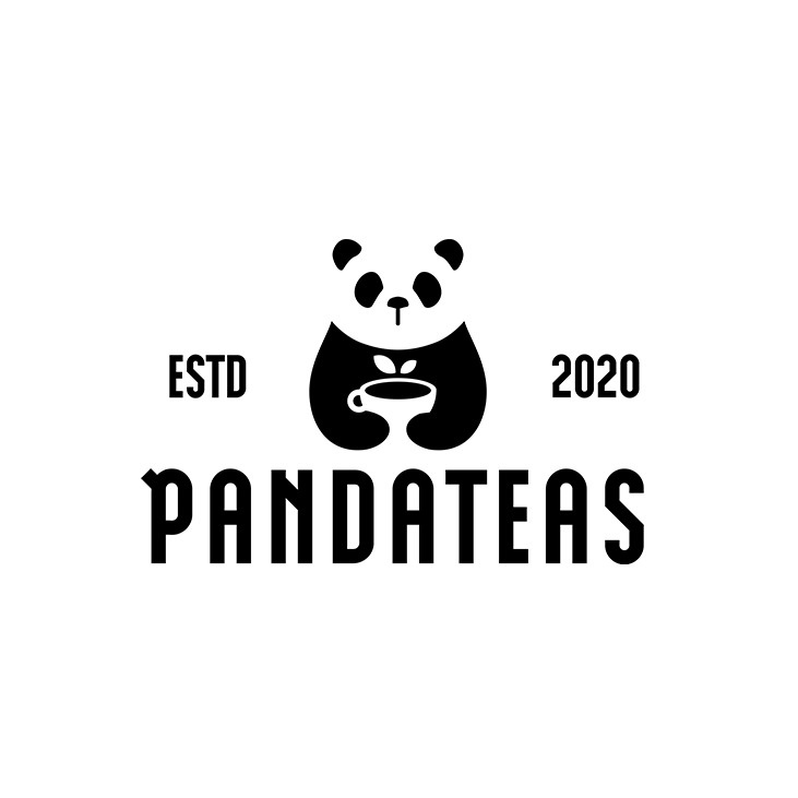 โลโก้ร้าน Panda-teas