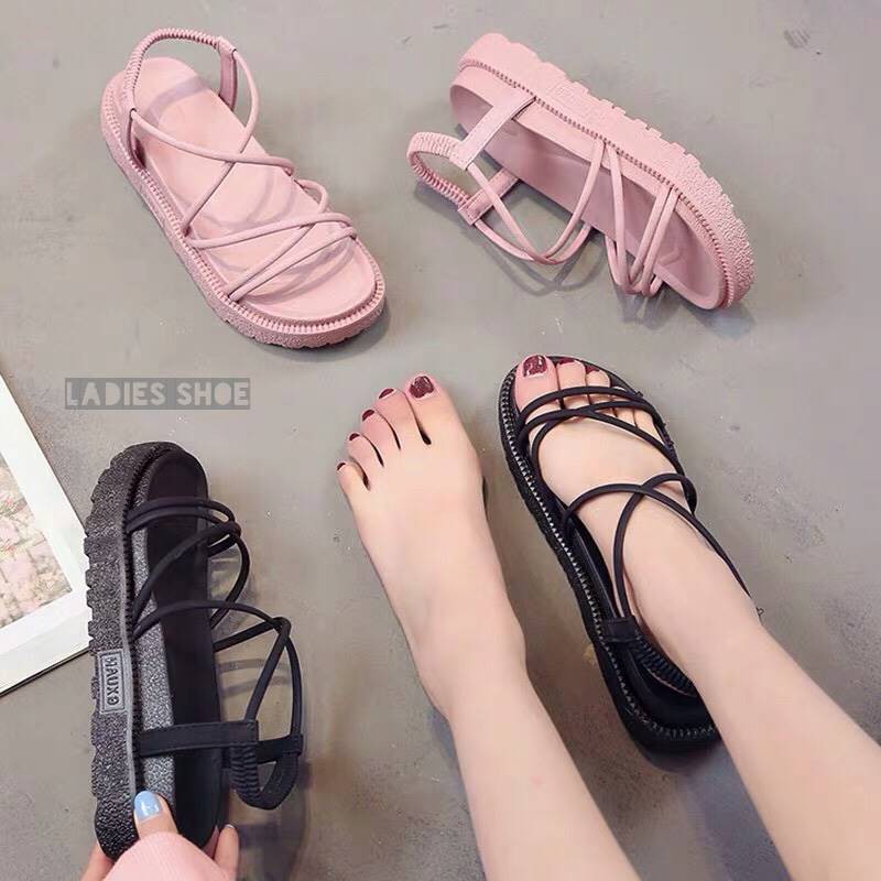 190419-รองเท้าแตะแบบรัดส้นวัสดุพื้นยางคุณภาพดี
