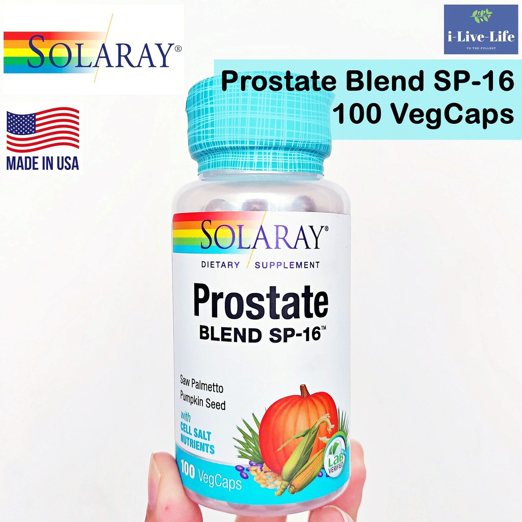 Prostate Blend SP-16 500mg 100 VegCaps - Solaray | Shopee Thailand
