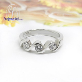 Finejewelthai-แหวนเพชร cz-แหวนเงิน 925-R1037cz