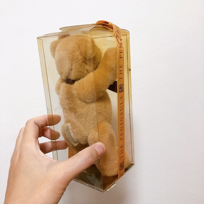 ตุ๊กตาหมี-the-pennisula-ใหม่-ในกล่อง-กล่องไม่สวย-หายาก-งานเก่าสะสม