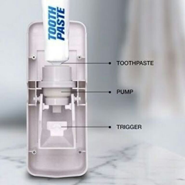 เครื่องกดยาสีฟันศูนย์ยากาศtoothpaste-dispenser