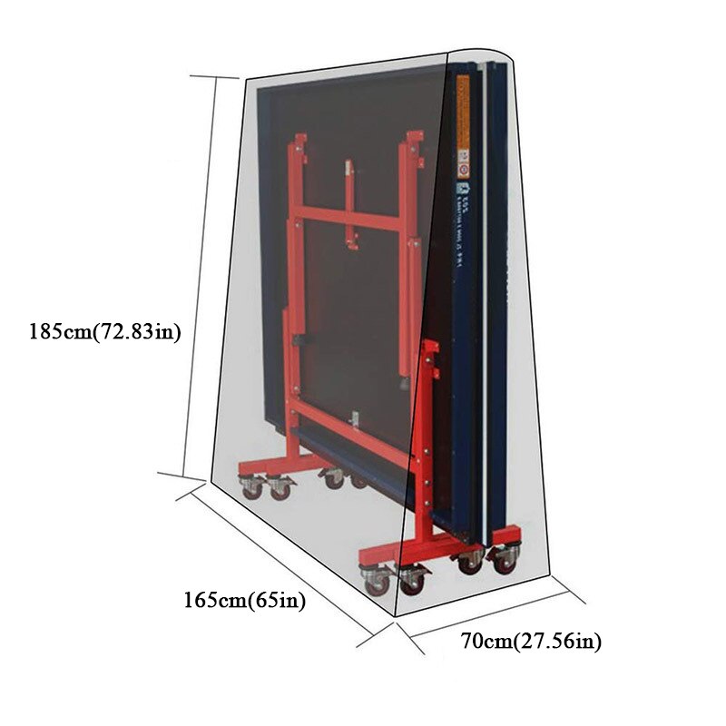 ผ้าคลุมโต๊ะปิงปอง-กันน้ํา-ป้องกันฝุ่น-ปรับขนาดได้-ขนาด-165x70x185-ซม-สีดํา-ของใช้ในครัวเรือน
