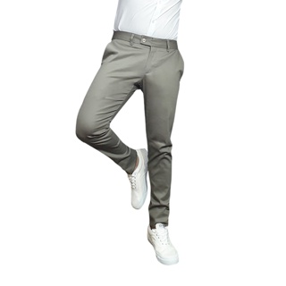 ภาพขนาดย่อของภาพหน้าปกสินค้ากางเกงสแล็ค Hopper Progress ผ้ายืด Super Skinny (เดฟ) 4 สี จากร้าน hoppernattasarun บน Shopee ภาพที่ 4