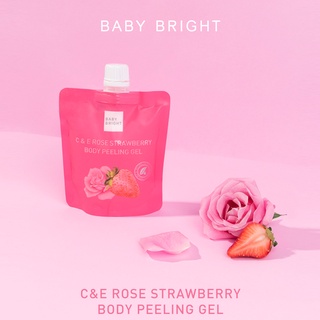 ภาพขนาดย่อของภาพหน้าปกสินค้าBaby Bright ซีแอนด์อีโรสสตรอเบอร์รี่บอดี้พีลลิ่งเจล 200ML เบบี้ไบร์ท Baby Bright C & E Rose Strawberry Body Peeling Gel 200ml จากร้าน karmarts บน Shopee ภาพที่ 1