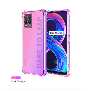 Realme 10T 9 5G 9 Pro + 9i realme 6s Gradient Double Color Case Clear Jelly Silicon Casing Cover Realme8