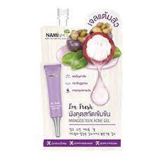 Nami I’m Fresh Mangosteen Acne Gel 7g นามิ แอมเฟรช แมงโกสทีน แอคเน่ เจลมังคุด ลดสิว (1ซอง)