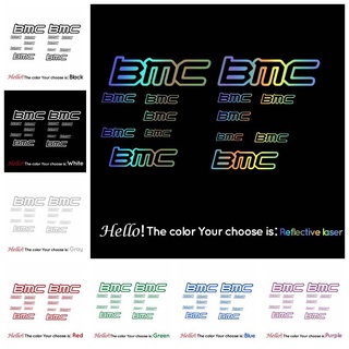 สติ๊กเกอร์ Bmc สะท้อนแสง Cinelli สำหรับจักรยานเสือหมอบสติกเกอร์ขี่จักรยานภูเขา MTB จักรยานล้ออะไหล่ตัวป้องกันรูปลอก อะไหล่