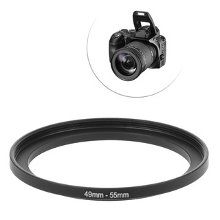 สินค้า Hsvx 49 mm To 55 mm Metal Step Up Ring อุปกรณ์เสริมกล้องอะแดปเตอร์ฟิลเตอร์