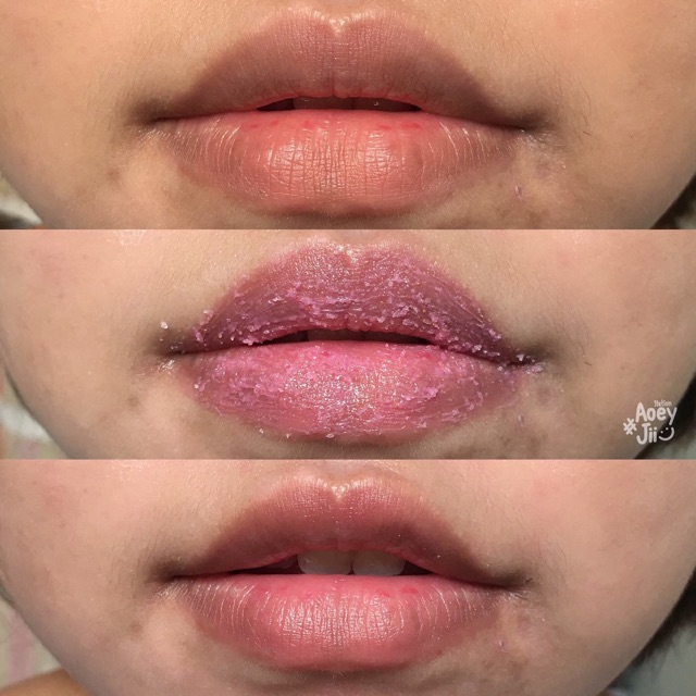 lip-sugar-mask-scrub-แก้ปากดำ-ปากลอก-ปากชมพูสวยด้วยงบ-25-บาท