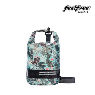 FEELFREE DRY TUBE TROPICAL MINI (GREEN/GREY) กระเป๋ากันน้ำ ถุงกันน้ำ พรีเมี่ยม