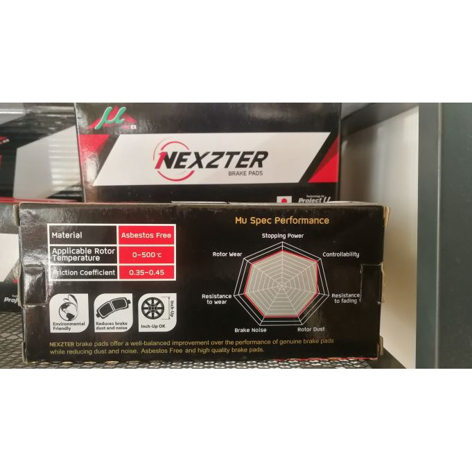 nexzter-ผ้าเบรคหน้า-หลัง-f-r-z250-300-400-ninja250-300-400-1ปั้มเบรค-ผลิตโดยใช้เทคโนโลยีชั้นนำจากประเทศ