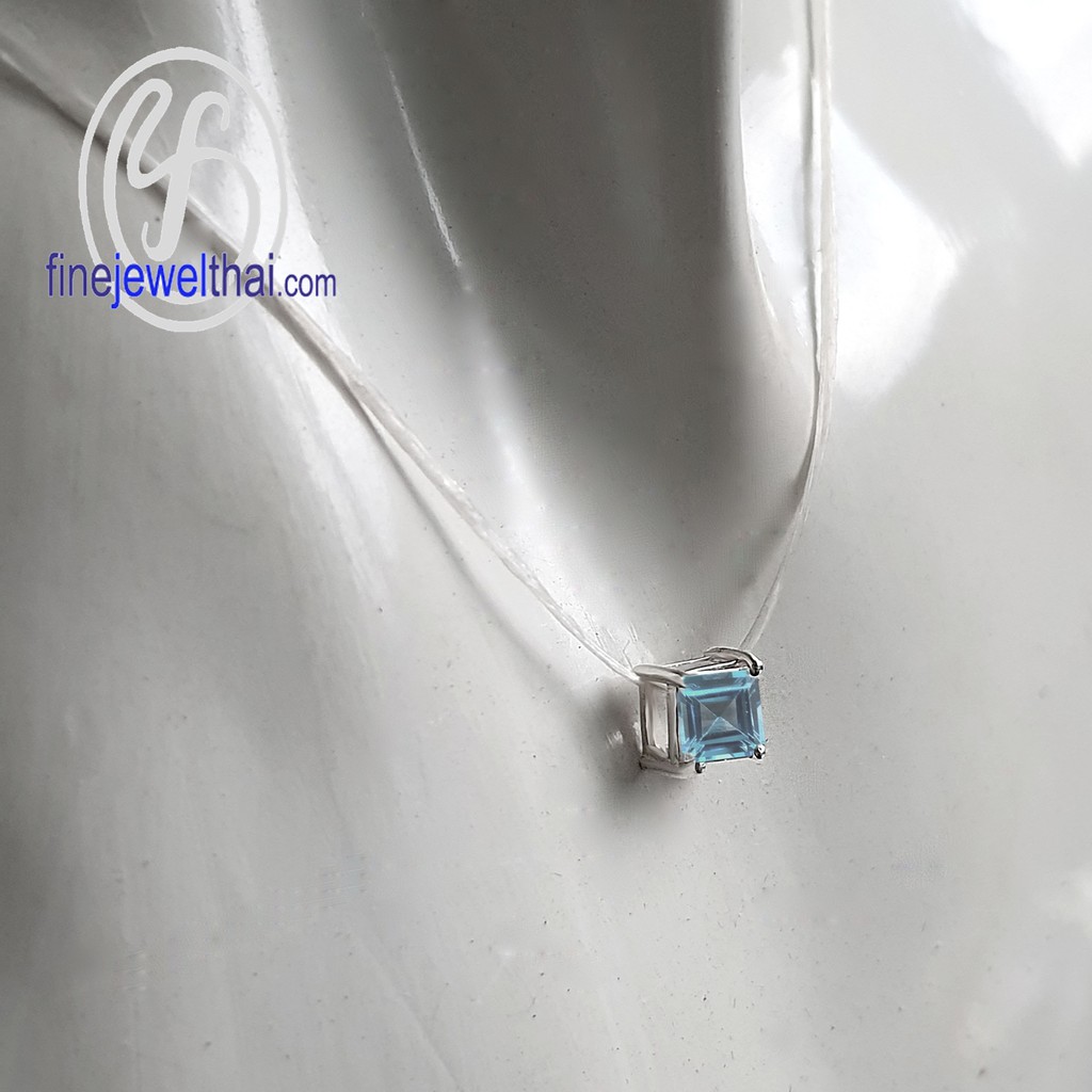 finejewelthai-จี้โทพาซ-โทพาซ-จี้พลอย-พลอยประจำเดือนเกิด-topaz-silver-pendant-birthstone-p1088tp00-ราคาต่อชิ้น