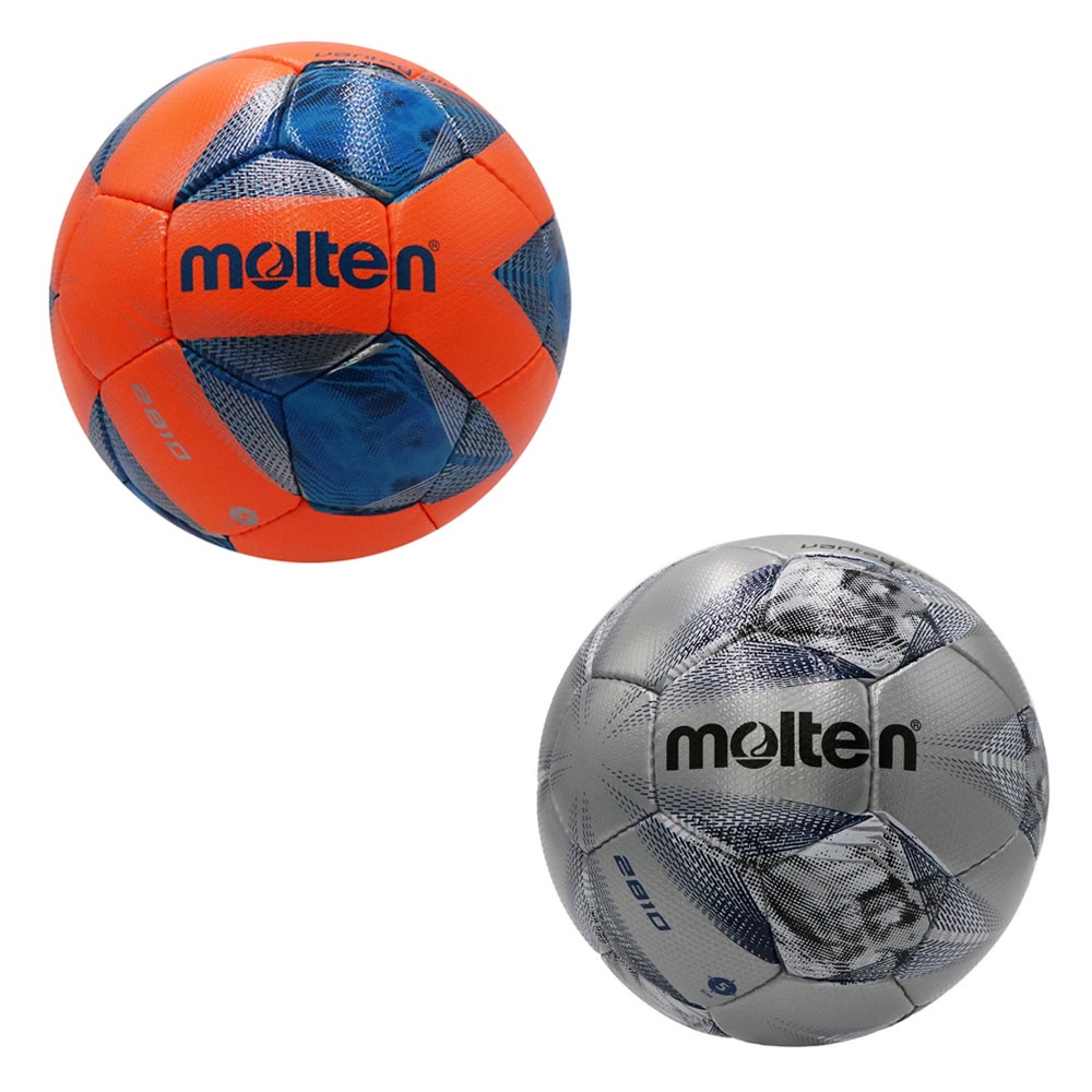 ภาพหน้าปกสินค้าMOLTEN Collection ฟุตบอล ลูกฟุตบอลเย็บ หนังพียู Football HS PU pk F5A2810 (1150) แถมฟรี ตาข่ายใส่ลูกฟุตบอล +เข็มสูบลม+ที่สูบ(คละสี) จากร้าน sportlandwear บน Shopee