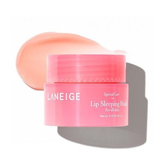 LANEIGE Lip Sleeping Mask 3g. ลาเนจ มาสก์ปากสูตรเนียนนุ่ม (ชมพู)