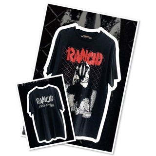 เสื้อยืดผ้าฝ้ายพิมพ์ลายขายดี ☠️Rare RANCID PUNK‼️สั่งซื้อเข้ามาจากต่างประเทศ‼️T-Shirt💀🔥