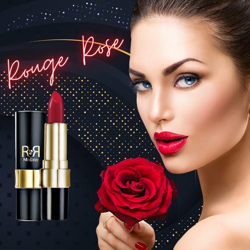 ลิปสติกเนื้อรูจ-มิสทีน-รูจ-โรส-mistine-rouge-rose-lipstick