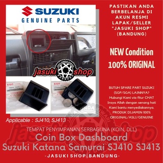สินค้า ของแท้ กล่องเก็บเหรียญ แดชบอร์ดเหรียญ ลาย Suzuki Jimny Katana Samurai Caribian SJ410 SJ413 SGP