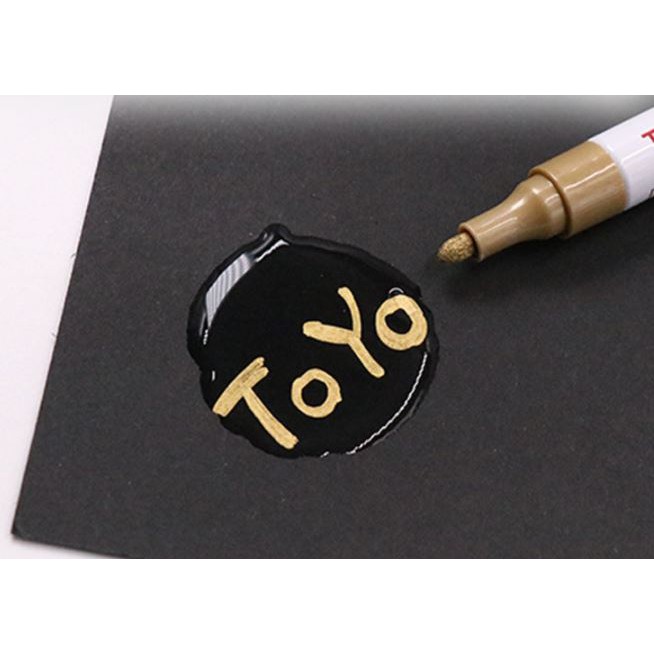 ภาพสินค้า(ร้านคนไทย 100%) ปากกาเขียนยาง TOYO Paint ปากกา​อเนกประสงค์​ เขียนป้ายทะเบียนรถ ปากกามาร์คเกอร์ Marker ปากกาเพ้นท์ จากร้าน tttshops บน Shopee ภาพที่ 6