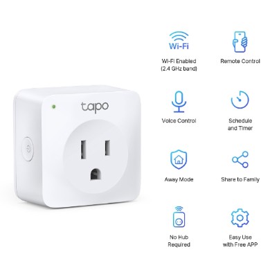 tp-link-tapo-p100-smart-plug-wi-fi-ไม่ต้องใช้ฮับ-ตั้งค่าเปิด-ปิด-ผ่านแอพ-สั่งการด้วยเสียง-รับประกัน-1-ปี