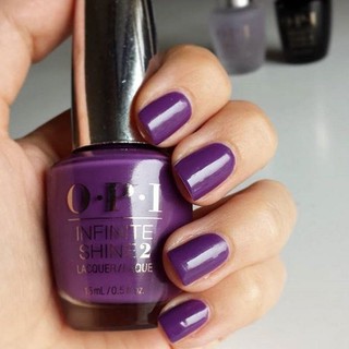 OPI Infinite Shine - Purpletual Emotion (ISL43) ยาทาเล็บสีม่วงสีม่วงเข้มๆ หรูๆ ลึกลับ