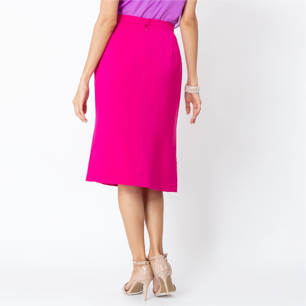 lofficiel-กระโปรงทรงแคบ-ทำงาน-skirt-สีชมพู-ลอฟฟิเซียล-fs4spi