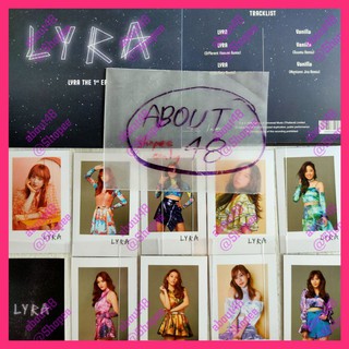 ไลรา โฟโต้การ์ด ซีดี Lyra Photo Card ปัญ เจนนิษฐ์ เนย ฟ้อนด์ นิว นิกี้ Vanilla The 1st EP CD Vyra เก็บเงินปลายทาง
