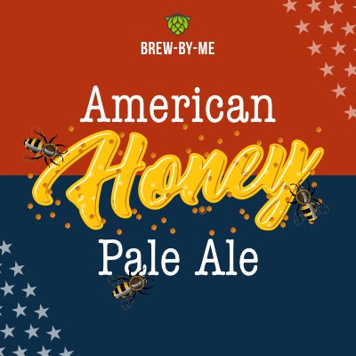 ภาพหน้าปกสินค้าชุดวัตถุดิบทำเบียร์ American Honey Pale Ale ขนาด 2.5 (9.4 ลิตร) และ 5 แกลลอน (18.9 ลิตร) Beer Kit จากร้าน brewbyme บน Shopee