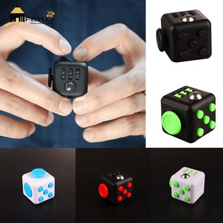 【ราคาถูก】FBYUJ New Magic Fidget Cube Vinyl Desk Toy Anti Irritability Toys Stress Relief Office Home Class For Children Adults Gift