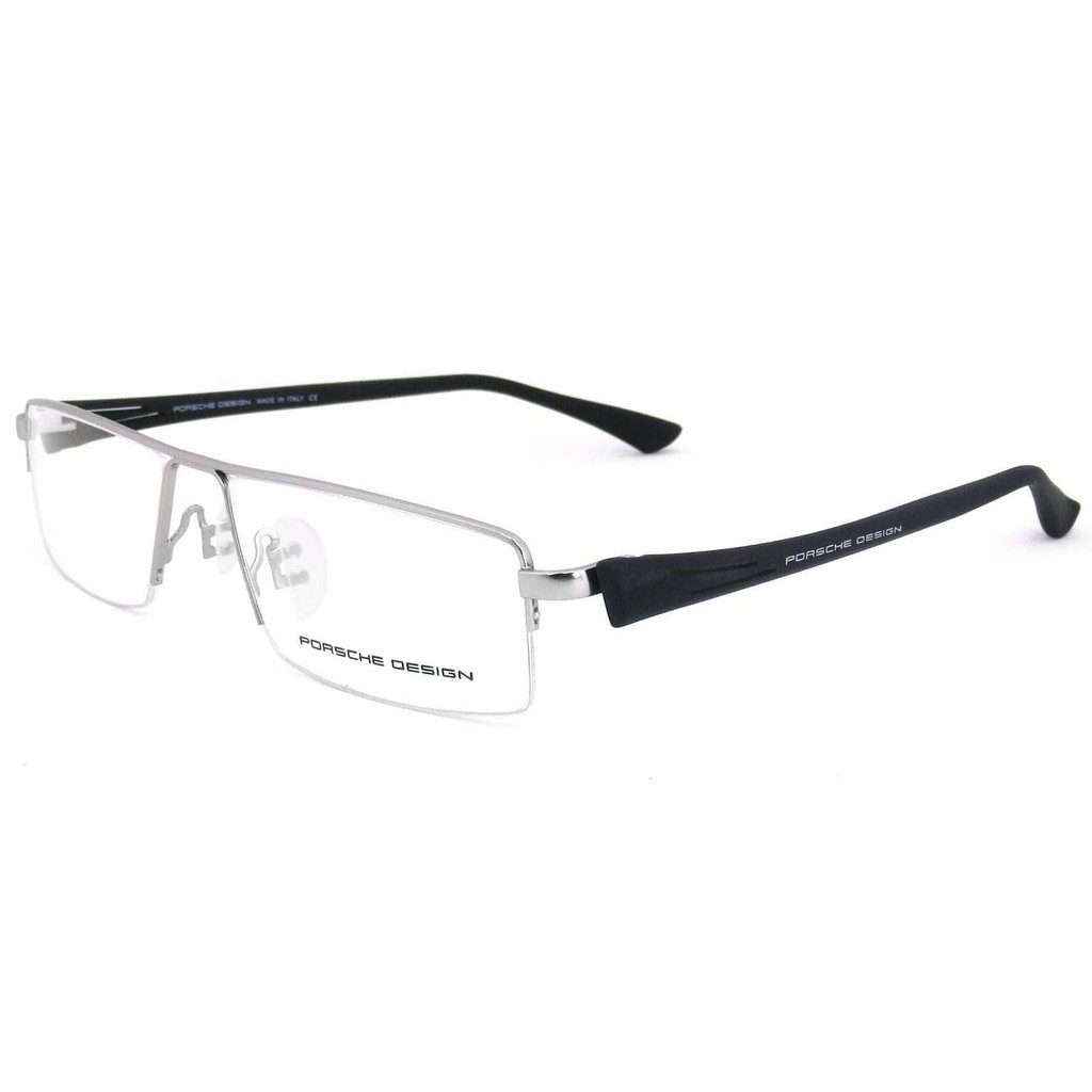 porsche-design-แว่นตา-รุ่น-p-8157-c-9-สีเงิน-กรอบแว่นตา-eyeglass-frame-สำหรับตัดเลนส์-ทรงสปอร์ต-วัสดุ-สแตนเลสสตีล