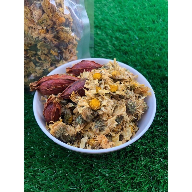 เก๊กฮวยตราเสือ-ของแท้-ปริมาณ-250g-500g-ดอกเก๊กฮวย-ตราเสือ-เก๊กฮวย-chrysanthemum-น้ำเก๊กฮวย