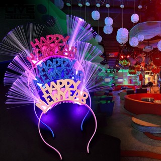 ภาพหน้าปกสินค้าHappy New Year LED Hair Hoop Headband Party Supplies ที่เกี่ยวข้อง