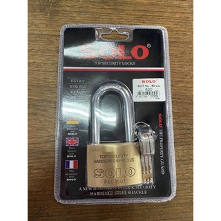 กุญแจทองเหลือง Solo #4507 NL 50 mm คอยาว ราคาส่ง