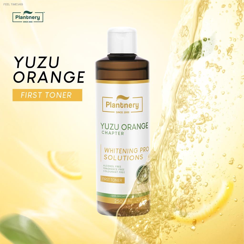 พร้อมส่ง-plantnery-yuzu-orange-first-toner-250-ml-โทนเนอร์-ส้มยูซุ-วิตามินซี-เข้มข้น-ช่วยผลัดเซลล์ผิว-เผยผิวแลดูกระจ่